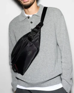 MZ Wallace Bleecker|Belt Bags & Slings|Bleecker Convertible Sling BlackRec
