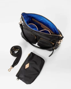 MZ Wallace Chelsea|Shoulders|Chelsea Hobo Black