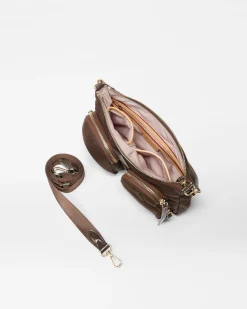 MZ Wallace Shoulders|Chelsea|Chelsea Petite Shoulder Walnut