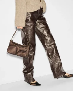 MZ Wallace Shoulders|Chelsea|Chelsea Petite Shoulder Walnut
