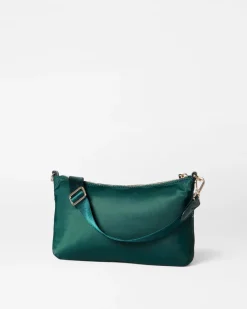 MZ Wallace Chelsea|Shoulders|Chelsea Petite Shoulder Emerald