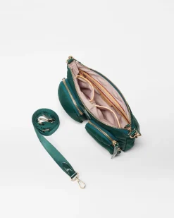 MZ Wallace Chelsea|Shoulders|Chelsea Petite Shoulder Emerald