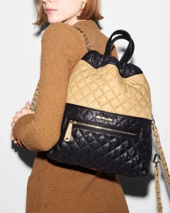 MZ Wallace Crosby|Backpacks|Crosby Audrey Backpack Camel&Black