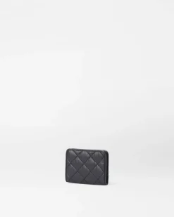 MZ Wallace Accessories|MZW Exclusives|Crosby Card Case BlackRec