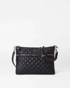 MZ Wallace Crosby|Crossbody|Crosby Crossbody BlackRec