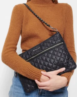MZ Wallace Crosby|Crossbody|Crosby Crossbody BlackRec