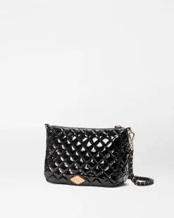 MZ Wallace Crosby|Crossbody|Crosby Ella Crossbody BlackLacquer