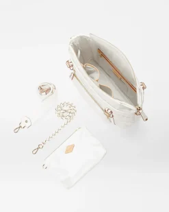 MZ Wallace Crosby|Totes|Crosby Everywhere Tote PearlMetallic