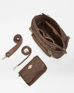 MZ Wallace Totes|MZW Exclusives|Crosby Everywhere Tote Walnut