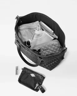 MZ Wallace Crosby|Duffels|Crosby Getaway PewterMetallic