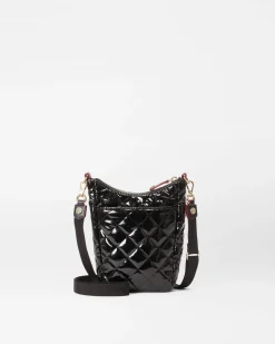 MZ Wallace Crosby|Crossbody|Crosby Go BlackLacquer