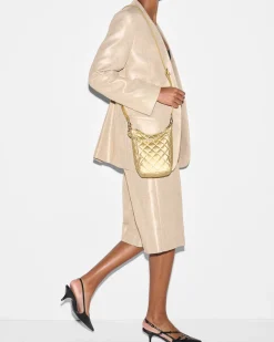 MZ Wallace Crosby|Crossbody|Crosby Go LightGoldPearlMetallic