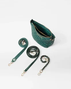 MZ Wallace Crosby|Crossbody|Crosby Go Emerald