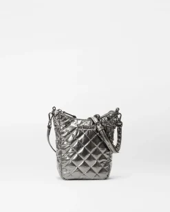 MZ Wallace Crosby|Crossbody|Crosby Go PewterMetallic