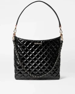 MZ Wallace Crosby|Shoulders|Crosby Hobo BlackLacquer