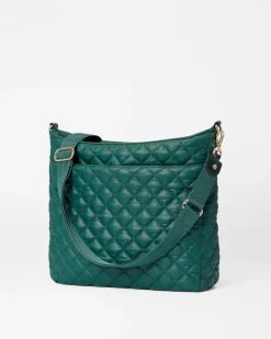 MZ Wallace Crosby|Shoulders|Crosby Hobo Emerald