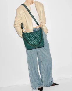 MZ Wallace Crosby|Shoulders|Crosby Hobo Emerald
