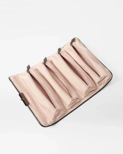 MZ Wallace Crosby|Travel|Crosby Lock Jewelry Roll Black