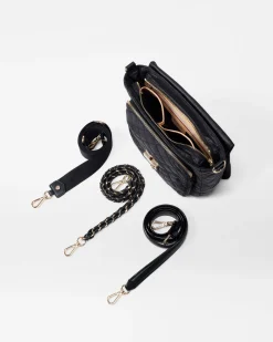 MZ Wallace Crosby|Crossbody|Crosby Lock Medium Crossbody Black