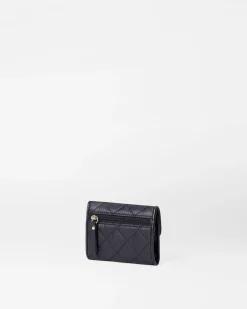 MZ Wallace Crosby|Accessories|Crosby Lock Small Wallet Black