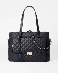 MZ Wallace Crosby|Totes|Crosby Lock Tote Black
