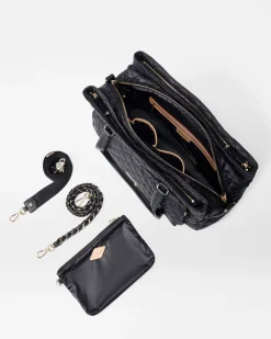 MZ Wallace Crosby|Totes|Crosby Lock Tote Black