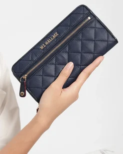 MZ Wallace Accessories|Crosby Long Wallet DawnRec