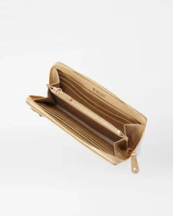 MZ Wallace Crosby|Accessories|Crosby Long Wallet Camel