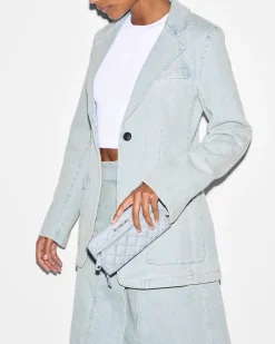 MZ Wallace Crosby|Accessories|Crosby Long Wallet Chambray