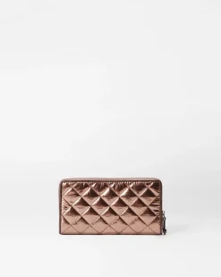 MZ Wallace Crosby|Accessories|Crosby Long Wallet CopperMetallicLacquer
