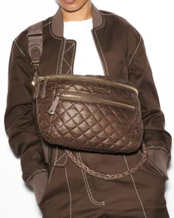 MZ Wallace Crosby|Belt Bags & Slings|Crosby Sling Walnut
