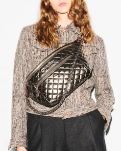 MZ Wallace Crosby|Belt Bags & Slings|Crosby Sling MoondustMetallicLacquer