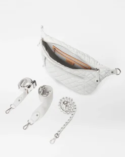 MZ Wallace Crosby|Belt Bags & Slings|Crosby Sling PebbleLiquid