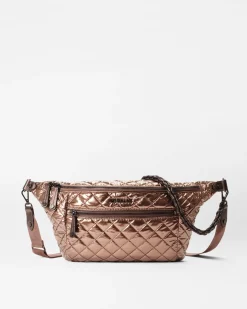 MZ Wallace Crosby|Belt Bags & Slings|Crosby Sling CopperMetallicLacquer