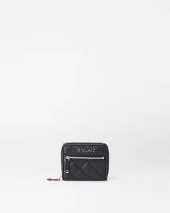 MZ Wallace Accessories|MZW Exclusives|Crosby Small Wallet BlackRec