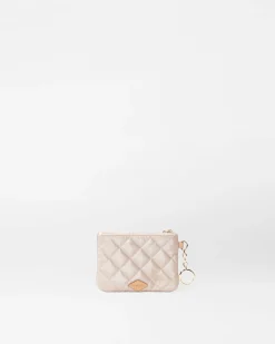 MZ Wallace Metro|Accessories|Flat Metro Key Pouch PaleRoseGold