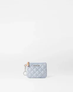 MZ Wallace Metro|Accessories|Flat Metro Key Pouch Chambray