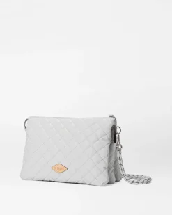 MZ Wallace Crosby|Crossbody|Large Crosby Pippa PebbleLiquid