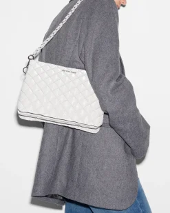 MZ Wallace Crosby|Crossbody|Large Crosby Pippa PebbleLiquid