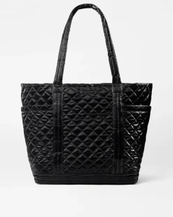MZ Wallace Metro|Totes|Large Empire Tote BlackLiquid