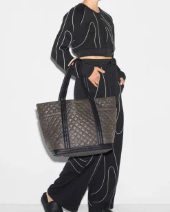 MZ Wallace Metro|Fitness|Large Empire Tote Magnet/BlackColorBlock