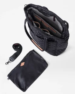 MZ Wallace Metro|Work|Large Metro Quatro Tote BlackRec