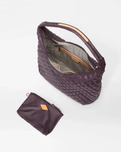 MZ Wallace Shoulders|Large Metro Shoulder Raisin