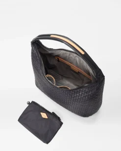 MZ Wallace Shoulders|Large Woven Shoulder Black