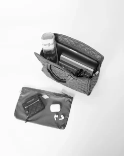 MZ Wallace Totes|MZW Exclusives|Medium Box Tote QuiltedBlackLeather