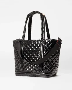 MZ Wallace Totes|Medium Empire Tote BlackLacquer