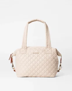 MZ Wallace Metro|Shoulders|Medium Sutton Deluxe Mushroom