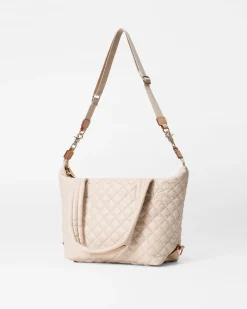 MZ Wallace Metro|Shoulders|Medium Sutton Deluxe Mushroom