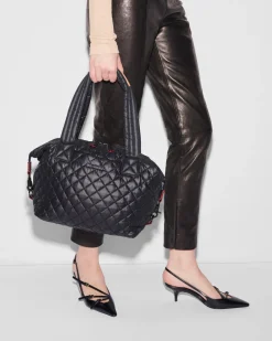 MZ Wallace Metro|Sutton Deluxe|Medium Sutton Deluxe BlackRec