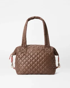 MZ Wallace Metro|Shoulders|Medium Sutton Deluxe WalnutRec